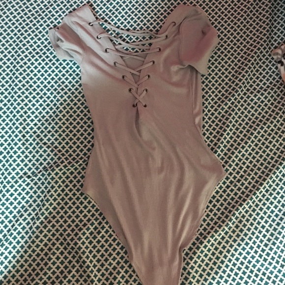 A grey body suit. - Picture 2 of 2