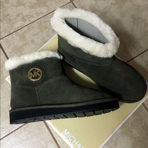 Michael Kors Suede Winter Ankle Boot