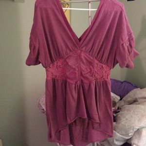 Free People Cut Out Top