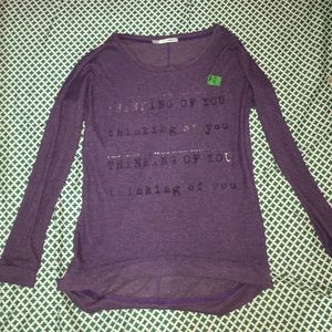 Purple long sleeve