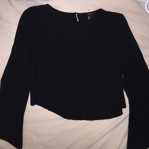 Black long sleeve blouse