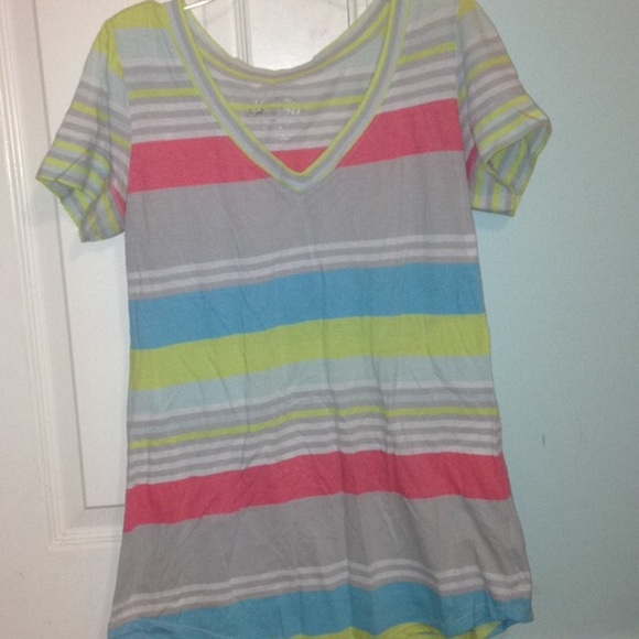 Colorful striped shirt