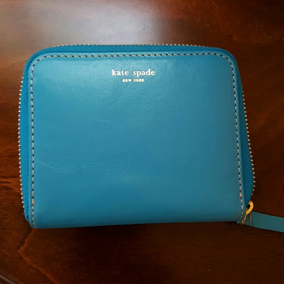 NWOT Sky blue Kate Spade Wallet