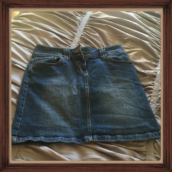 LOFT Dresses & Skirts - Denim pencil skirt