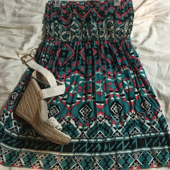 Tribal print dress