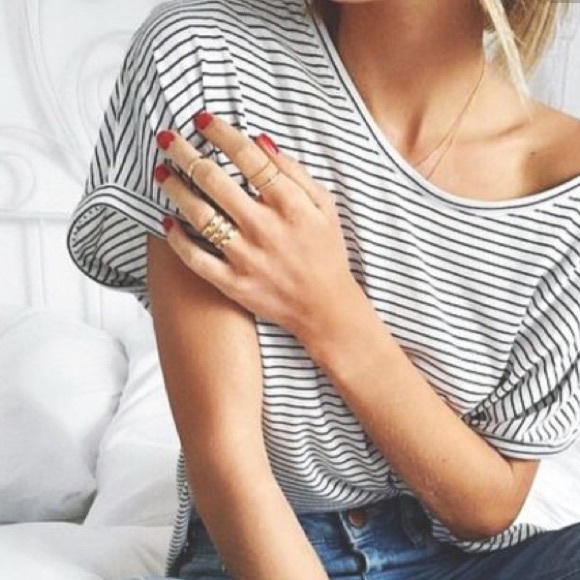 Polder Tops - 😍Host Pick😍 Awesome striped tee