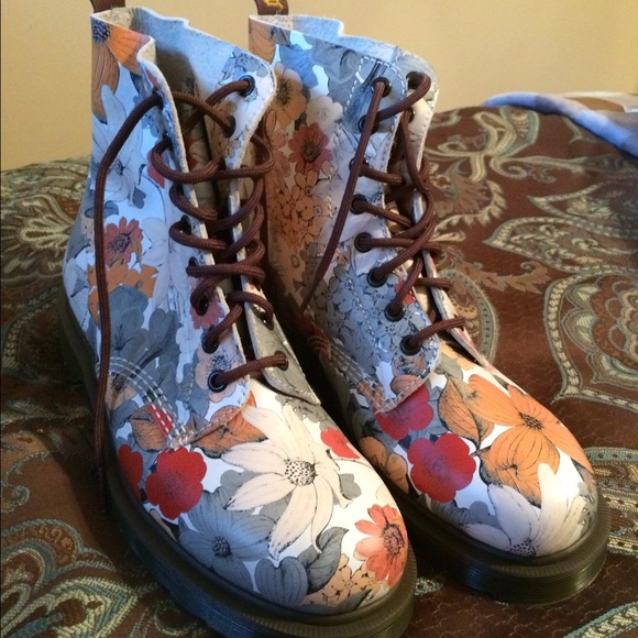 Dr. Martens Shoes - Floral Doc Martens