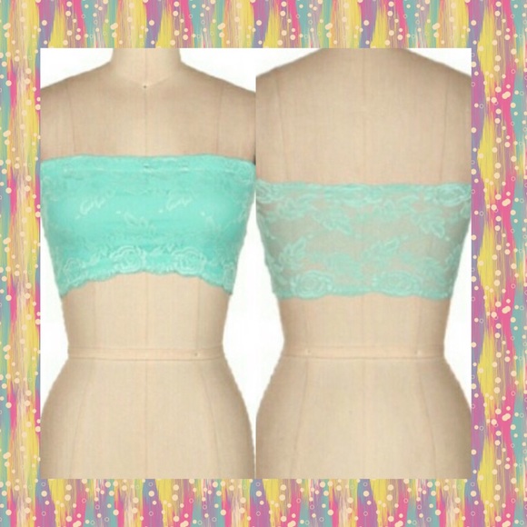 6 COLORS Seamless Lace Bandeau's!