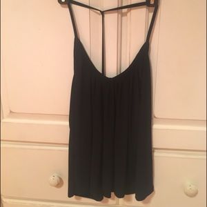 Black backless tank!