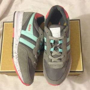 Gola Classics "Samurai" US W sz9 grey/mint/coral