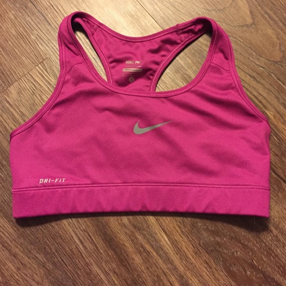 Nike pro compression sports bra. Deep purple - Picture 1 of 2