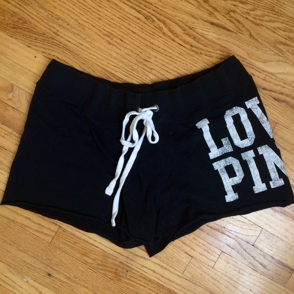 VS Pink Boyfriend Drawstring Shorts sz M