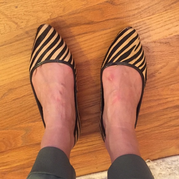 Banana Republic animal print flats