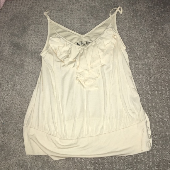Cream Victoria's Secret top! Never been worn:)