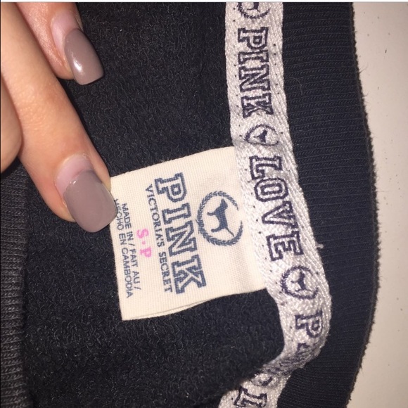 Victorias secret pink sweat shirt