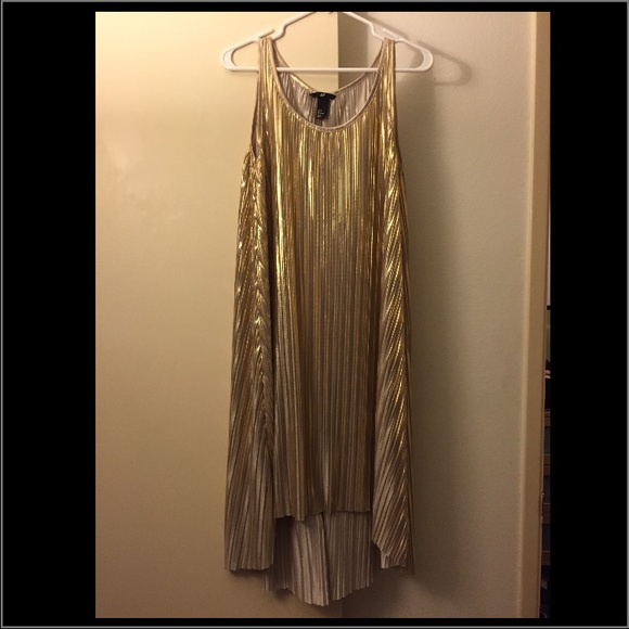 Gold dress