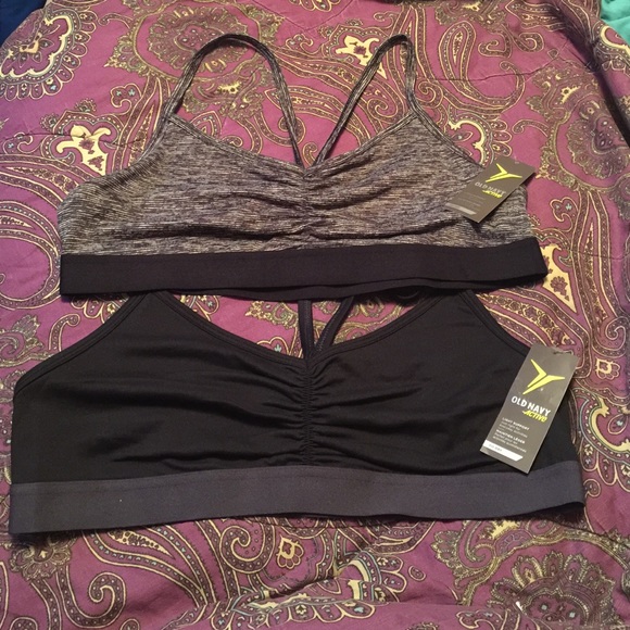 Two sports bras