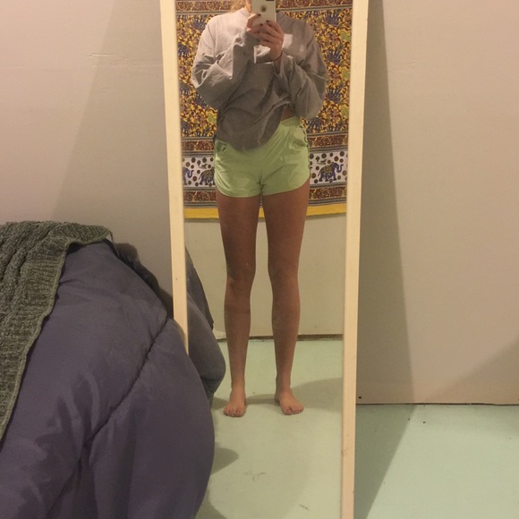 Light green athleta shorts