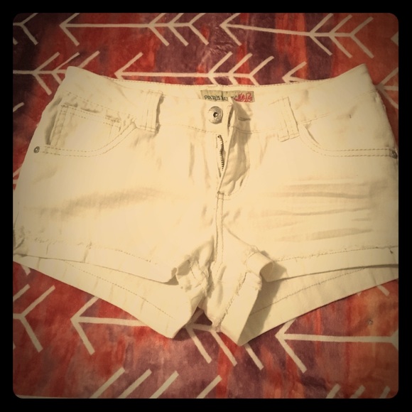 White Paris Blues shorts
