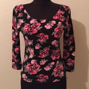 floral H&M blouse