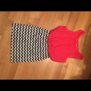 Pink stripped sun dress