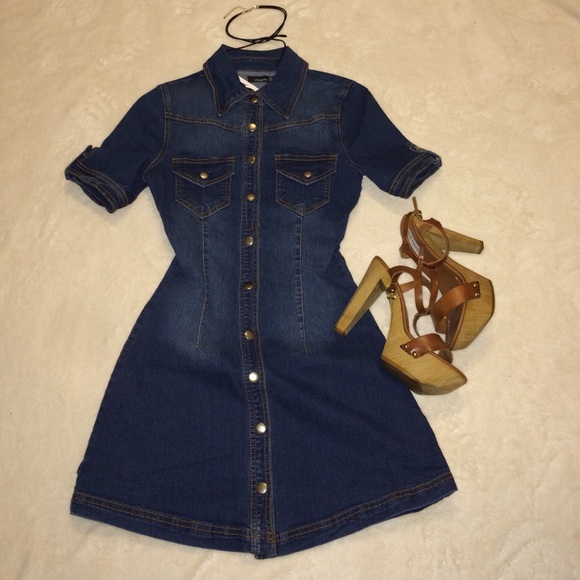 Dresses & Skirts - Denim Mini Dress