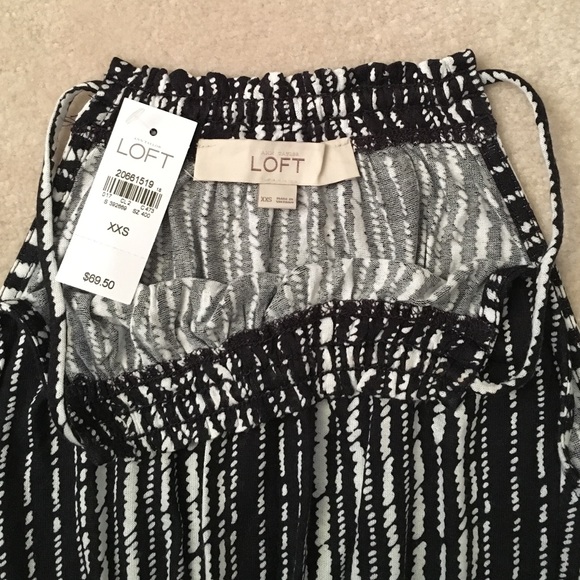 Black and White Midi Dress - Picture 3 of 4