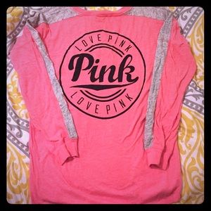 Victoria secret pink long sleeve t-shirt