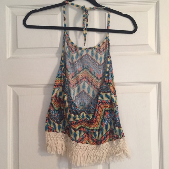 💝 Colorful Halter Top 💝 - Picture 2 of 2