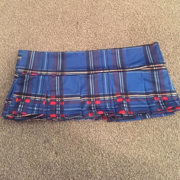 Mini school girl skirt