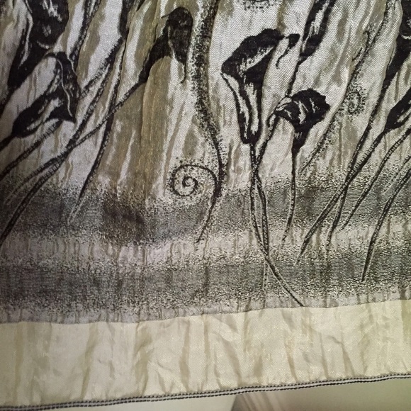 Cala lily Dress Small-Medium metallic fabric - Picture 2 of 3