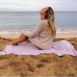 vintage sand cloud towel