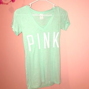 Pink V- neck