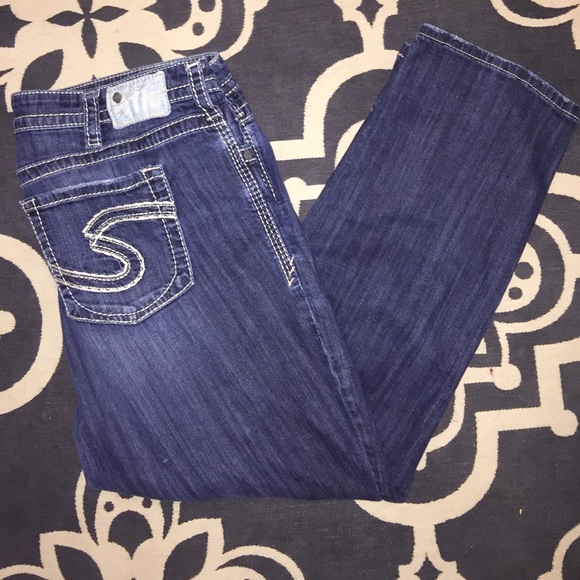 Silver Jeans • Natsuki Capri • Size 18