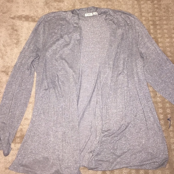 Grey sparkly cardigan