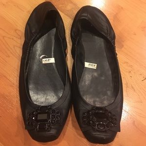 Embellished Ballet Flats - Size 11