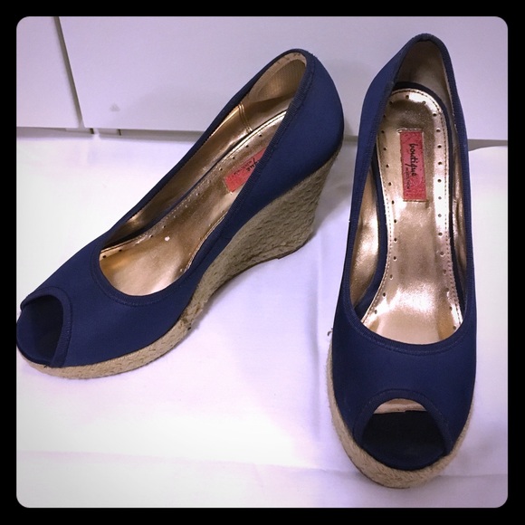 Navy Wedges