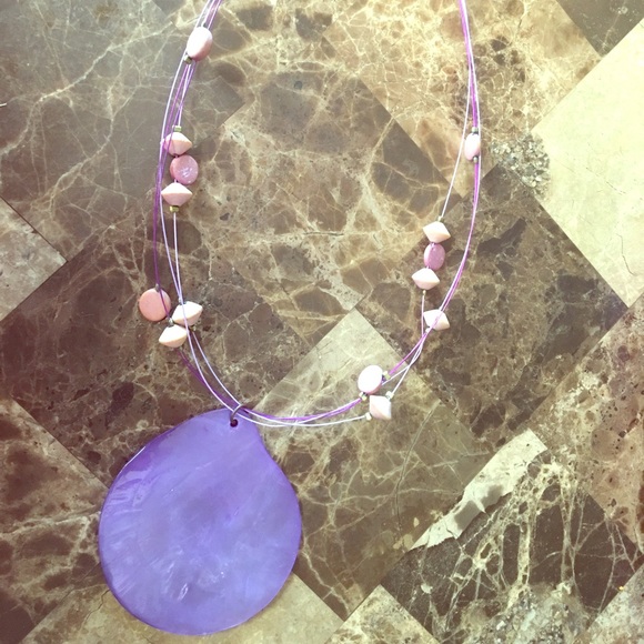 Purple necklace