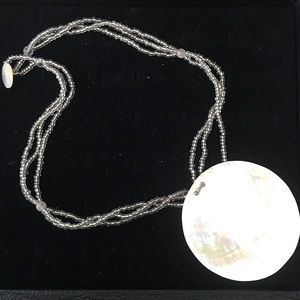 Gorgeous sea shell & bead necklace from Barcelona