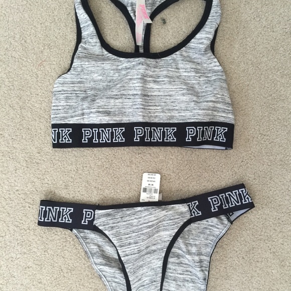 VICTORIAS SECRET PINK BRA/PANTY SET