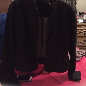 Black jean jacket