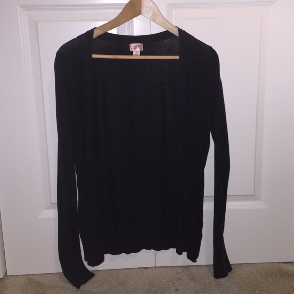 Black cardigan