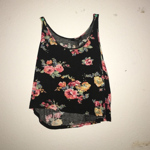 Cute floral crop top from forever 21