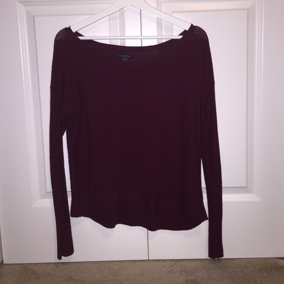 Burgundy sweater