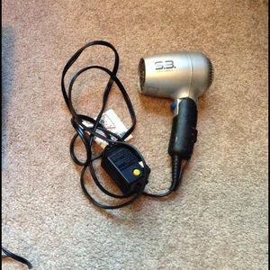 Travel size hair dryer