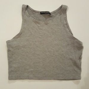 Brandy Melville gray crop top