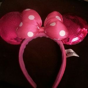 Pink Disney Minnie ears