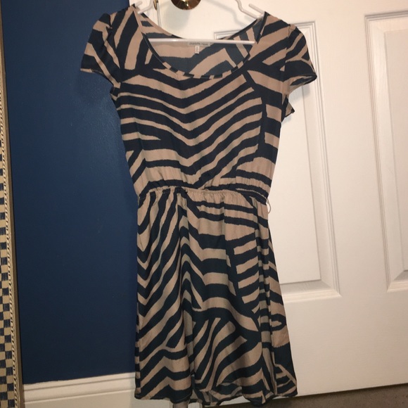 Blue and cream dress from Charlotte Russe