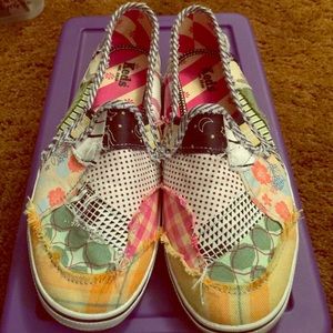 KEDS "patchwork" slip-ons