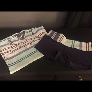 Lulu lemon shorts and matching top